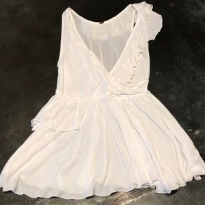 White FreePeople Tank